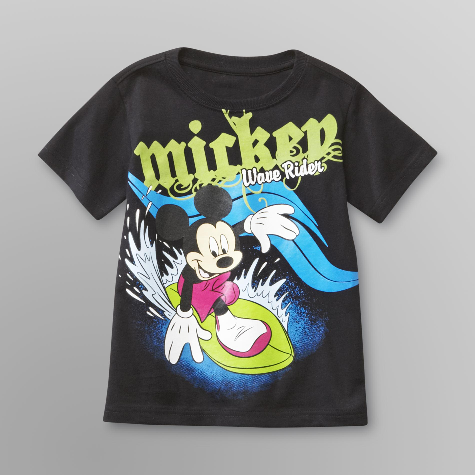 Disney Mickey Mouse Toddler Boy's T-Shirt - Surfer