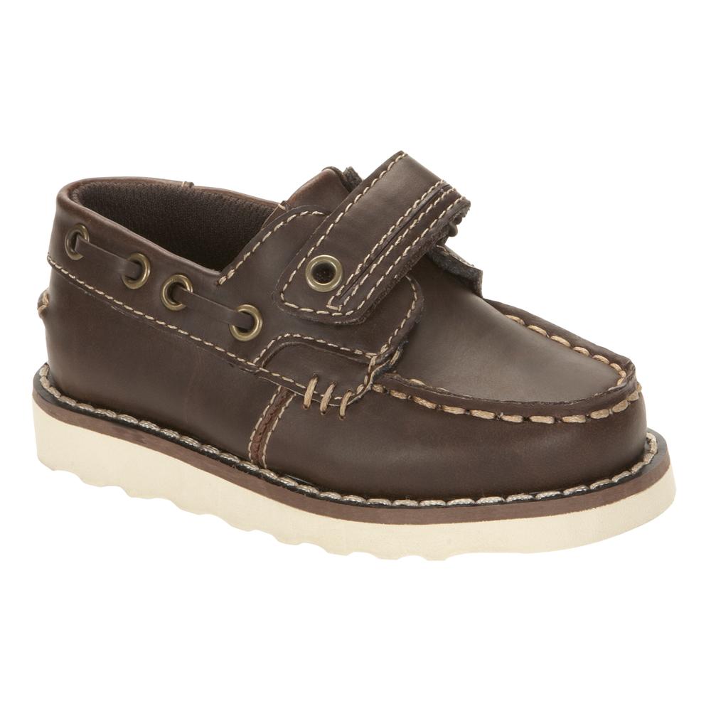 Route 66 Toddler Boy's Ruy Boat Shoe - Brown