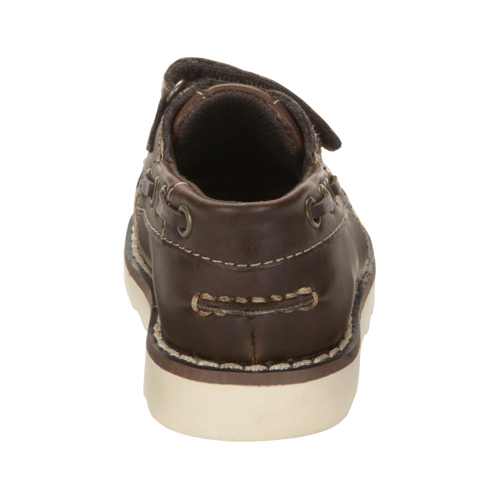 Route 66 Toddler Boy's Ruy Boat Shoe - Brown