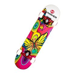 Punisher Skateboards Butterfly Jive 31.5-inch Complete Skateboard