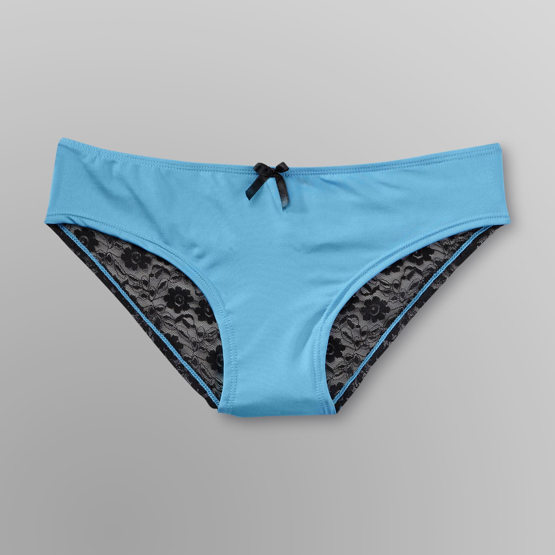 Joe Boxer Women's Microfiber Lace Bikini Panties