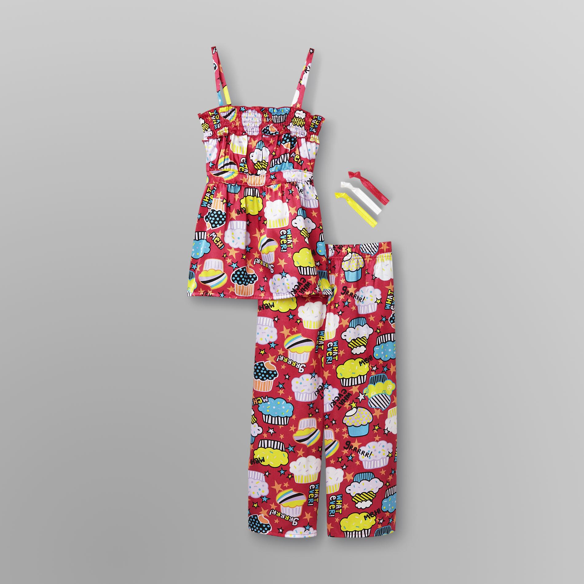 Joe Boxer Girl's Pajama Tank Top & Pants - Cupcake