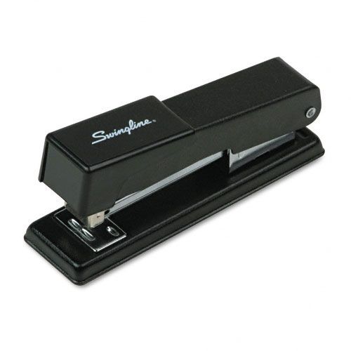 Swingline SWI78911 Compact Desk Stapler, 20 Sheet Capacity, Black
