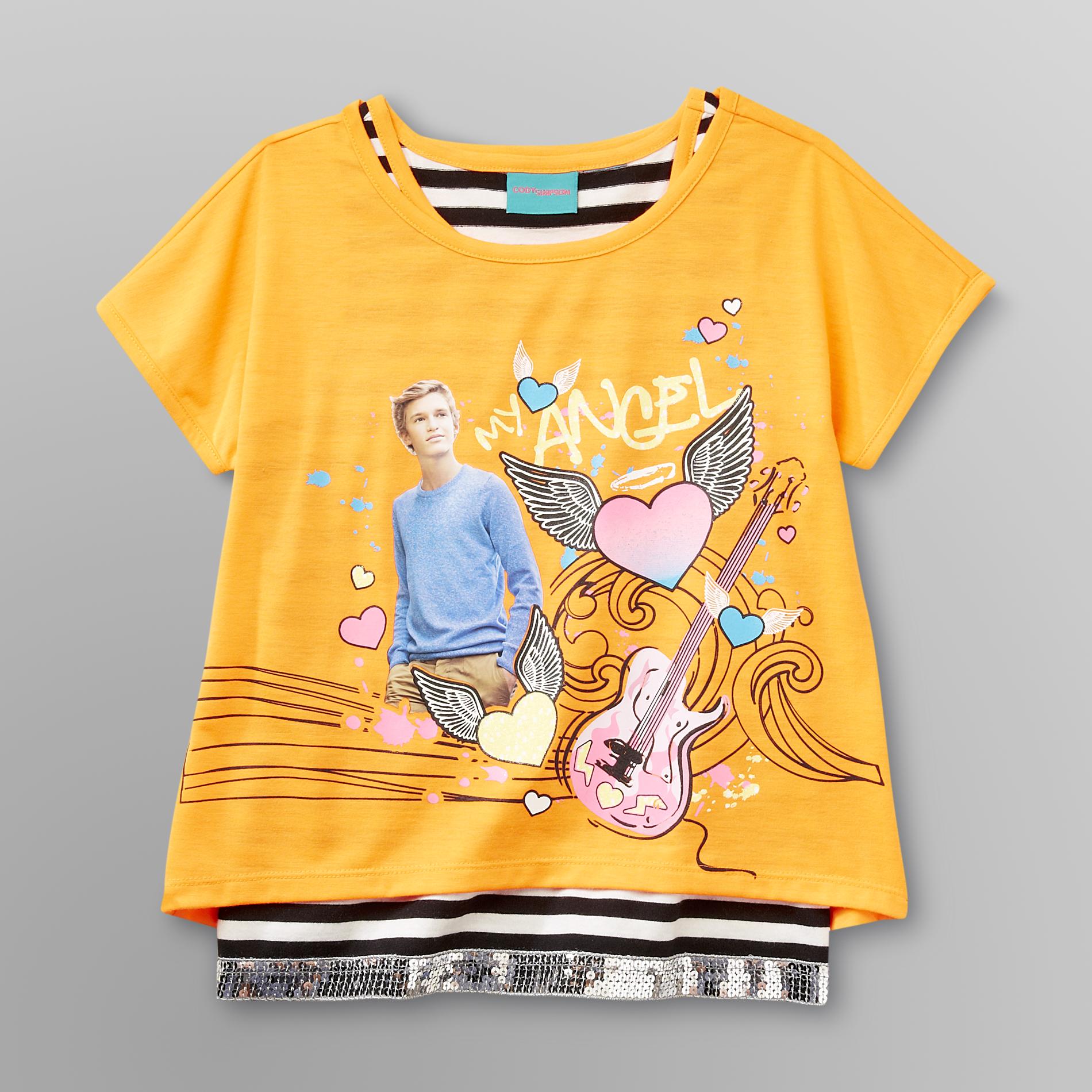 Front Row Entertainment Cody Simpson Girl's T-Shirt & Tank Top - Angel