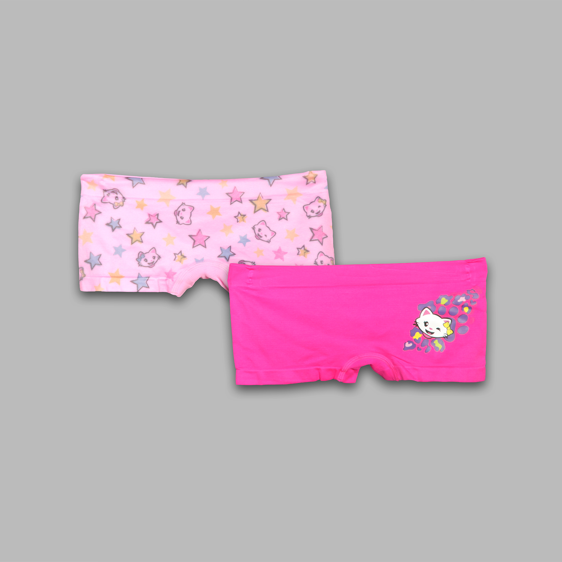 petite Joe Boxer Girl's 2 Pk 'Kitty' Boy Short Panties, Size: Large, Pink petite Joe Boxer Girl's 2 Pk 'Kitty' Boy Short Panties, Size: Large, Pink