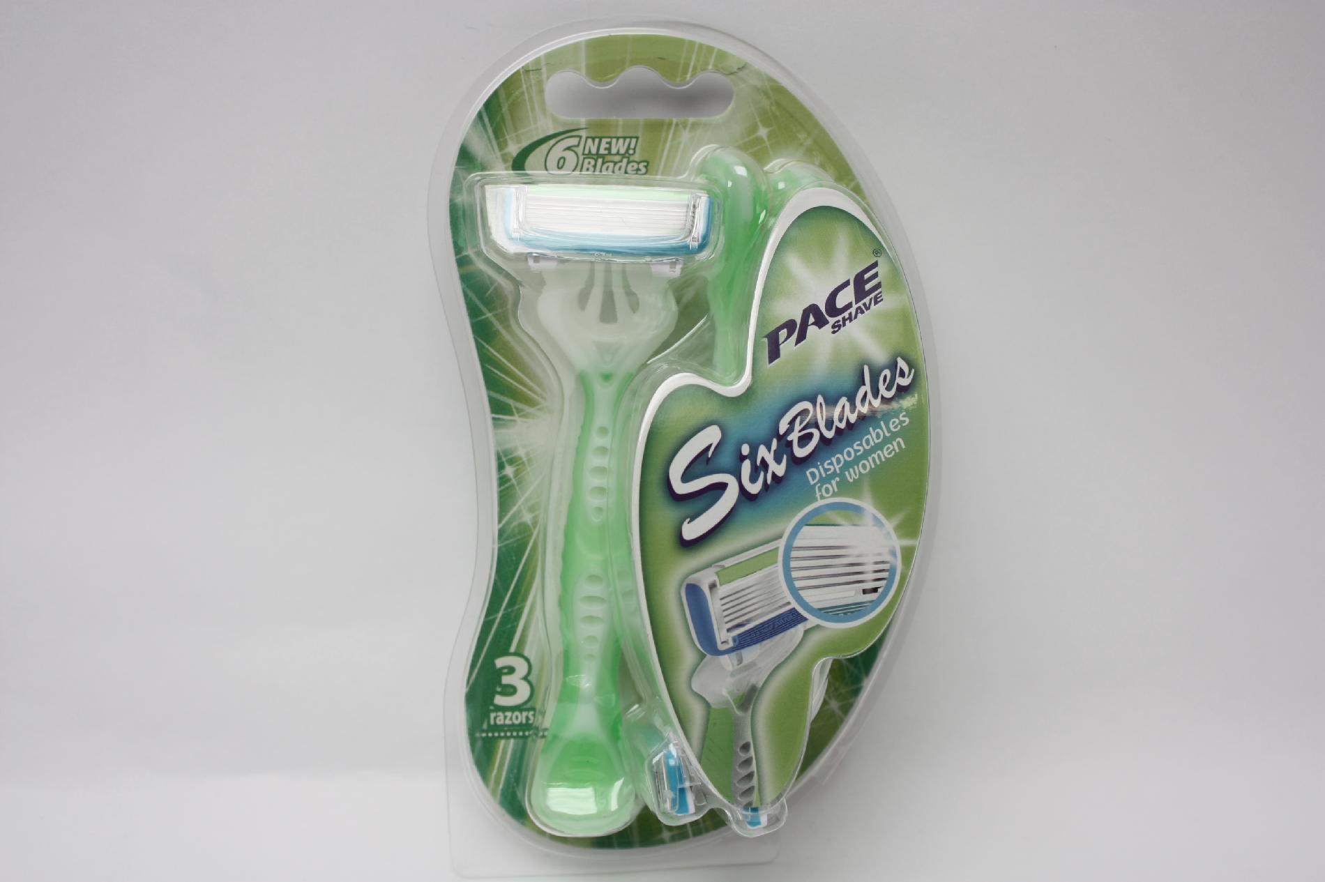 Smart Sense Six Blades Razors, Disposable, 3 razors Shop Your Way