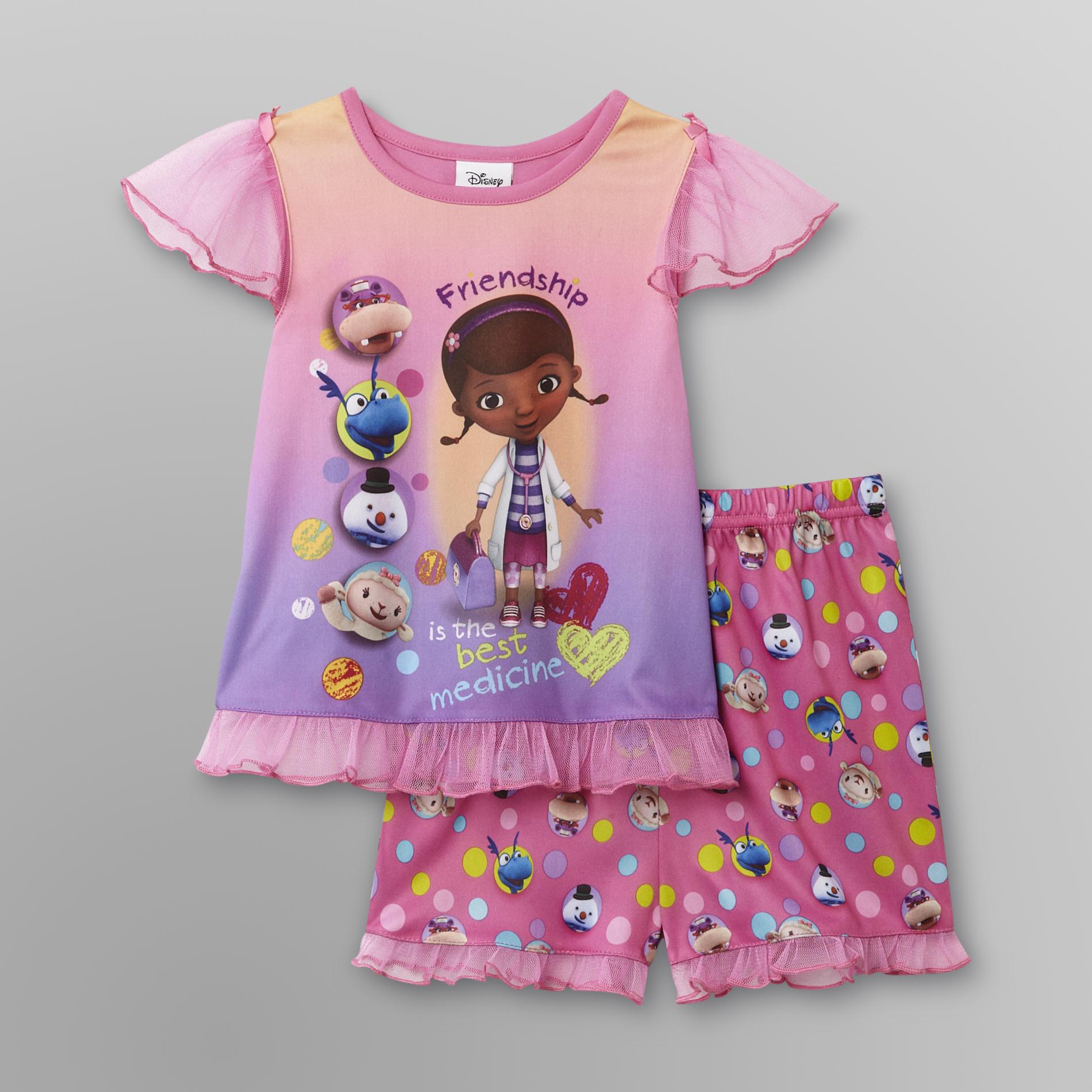 Disney Doc McStuffins Toddler Girl's Knit Pajama Set