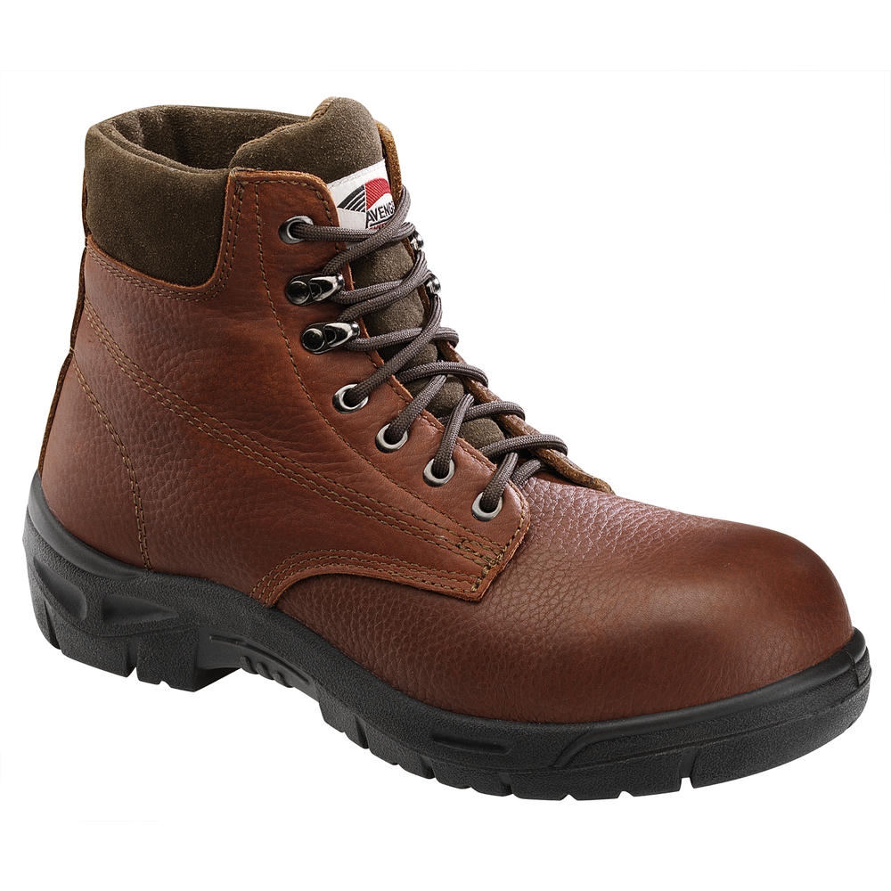 Avenger Safety Footwear Men's Steel Toe Electrical Hazard Boot A7211 - Brown