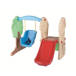 Little Tikes Hide & Seek Climber and Swing, Indoor Outdoor with Slide - Easy Set Up - Toddler Playset