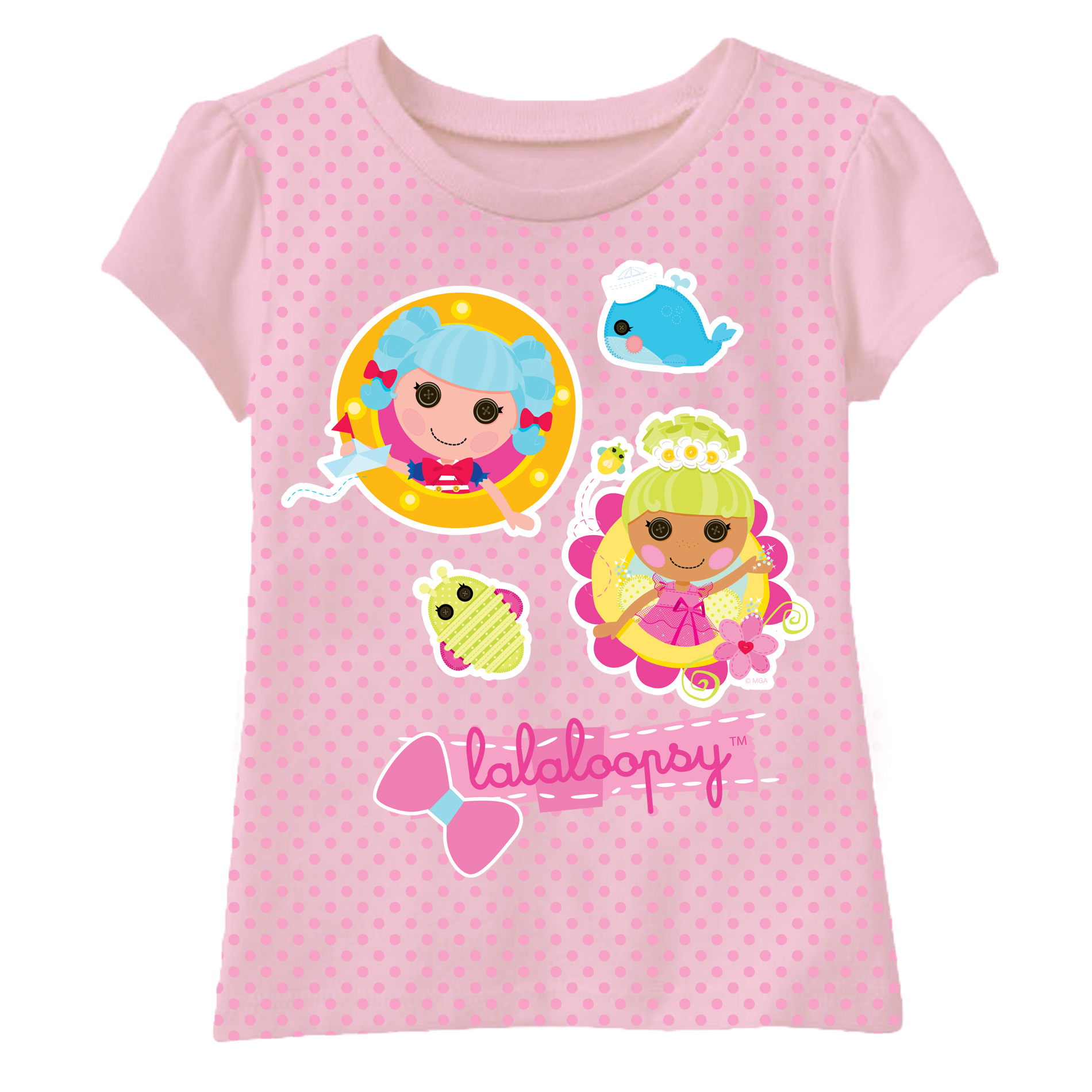 Lalaloopsy Toddler Girl's Polka Dot Tshirt