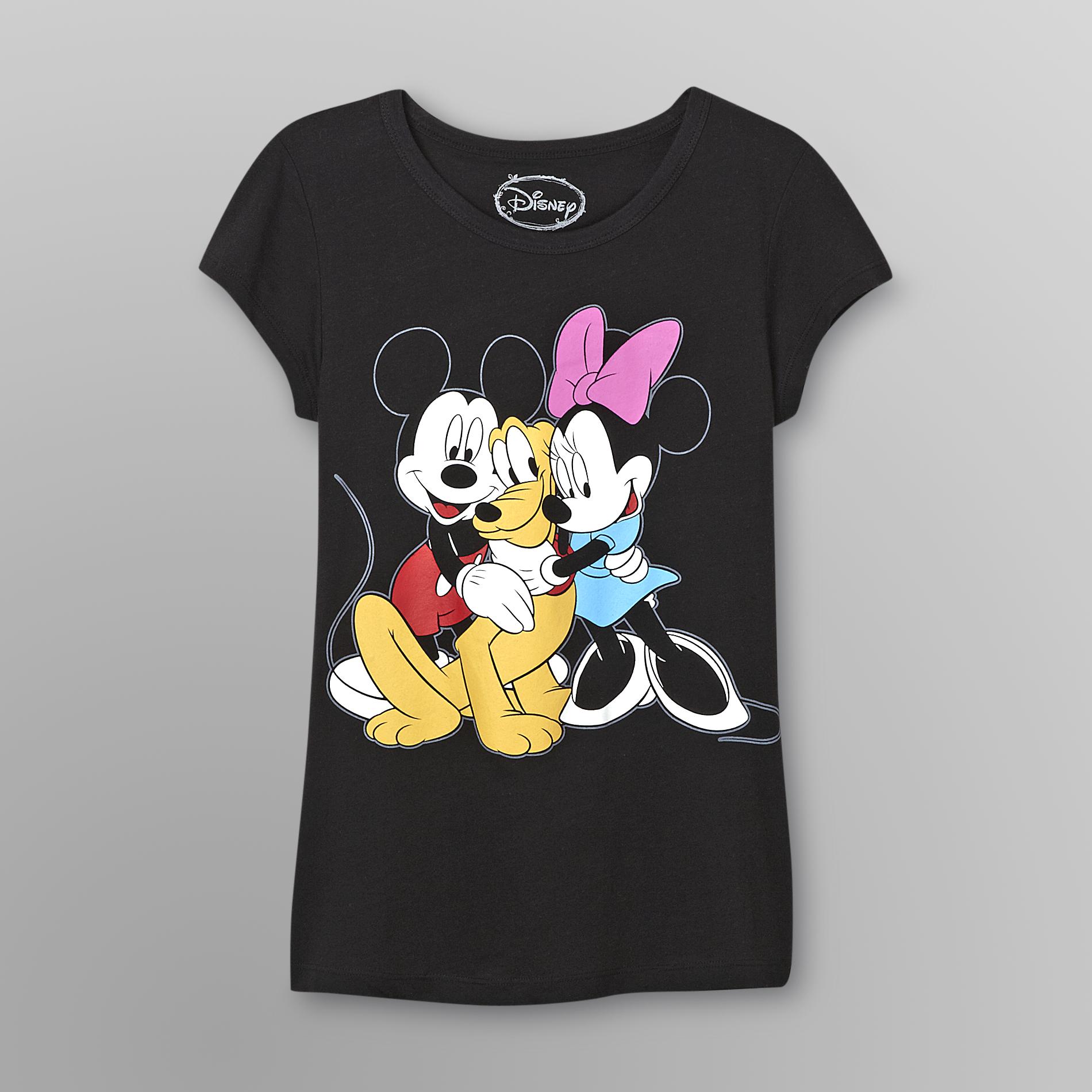 Disney Mickey  Minnie & Goofy Junior's Graphic T-Shirt