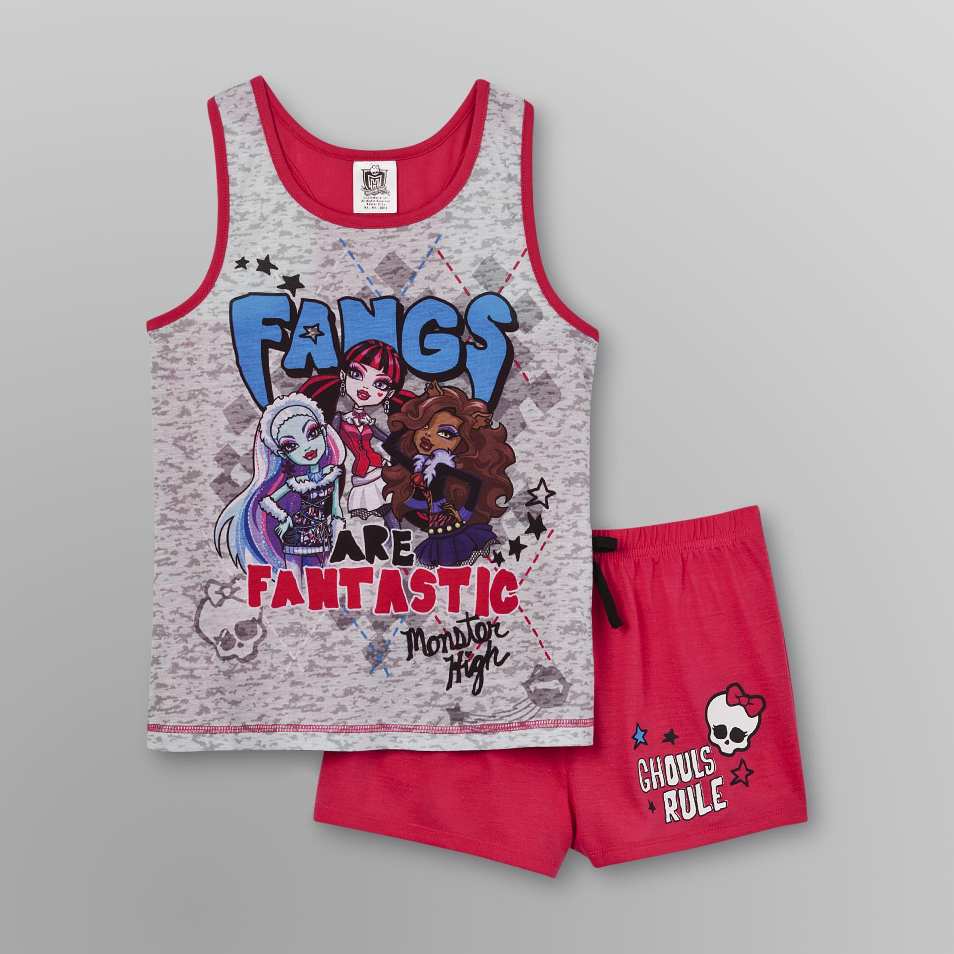 Monster High Girl's Pajama Shorts Set