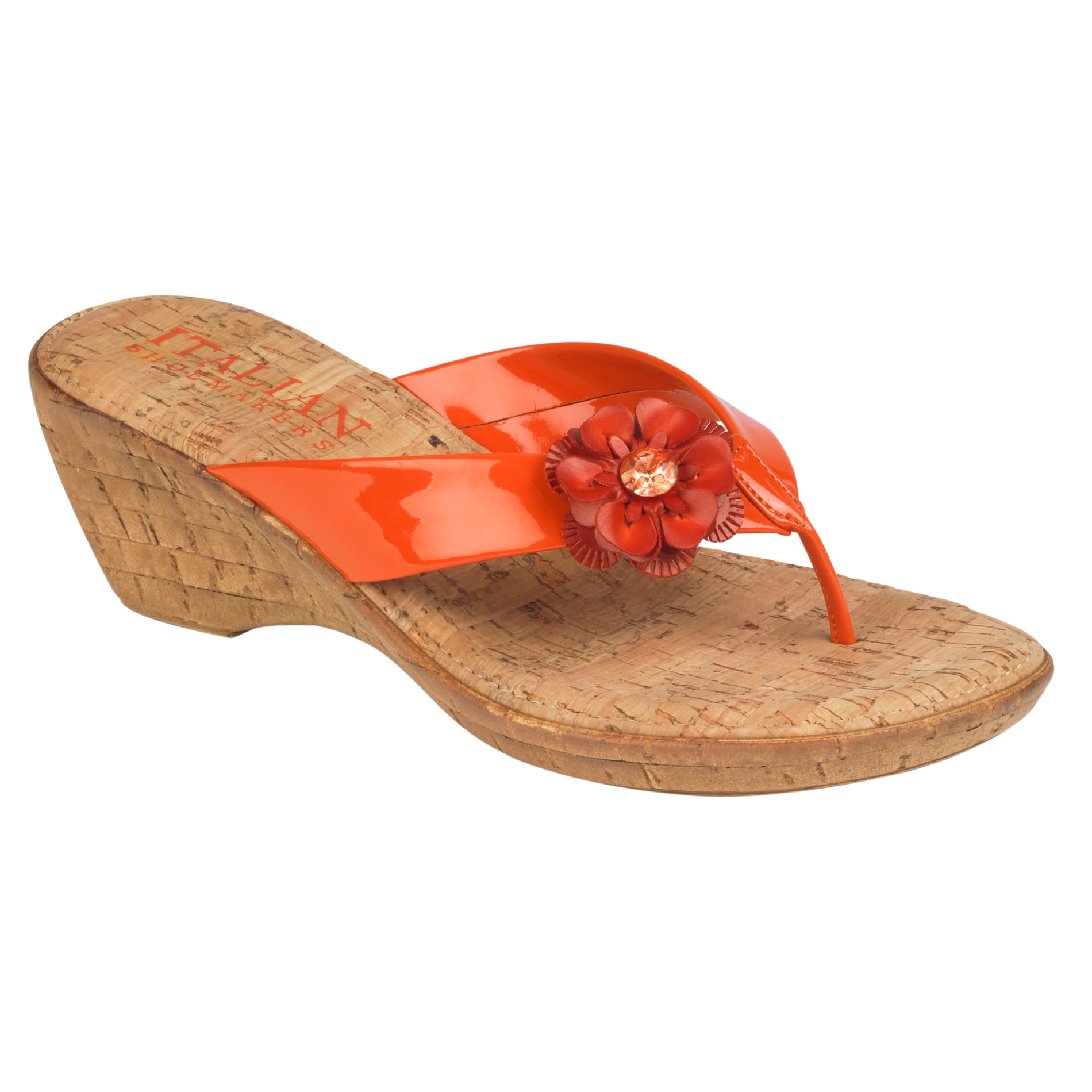 Italian Shoemakers, Inc. Women's Wedge Sandal 5477S3 - Orange