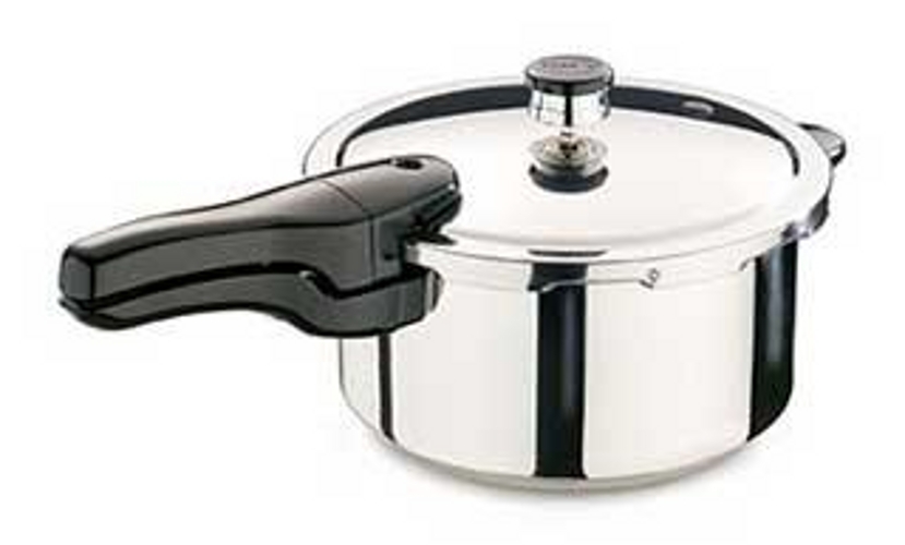  IMUSA USA A417-80801W Stovetop Aluminum Pressure Cooker  7.0-Quart,Silver: Home & Kitchen