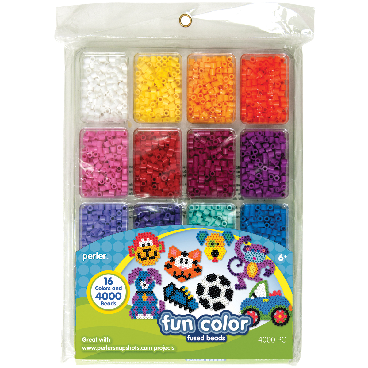 Perler Fun Fusion Beads 4000/Pkg Fun Color