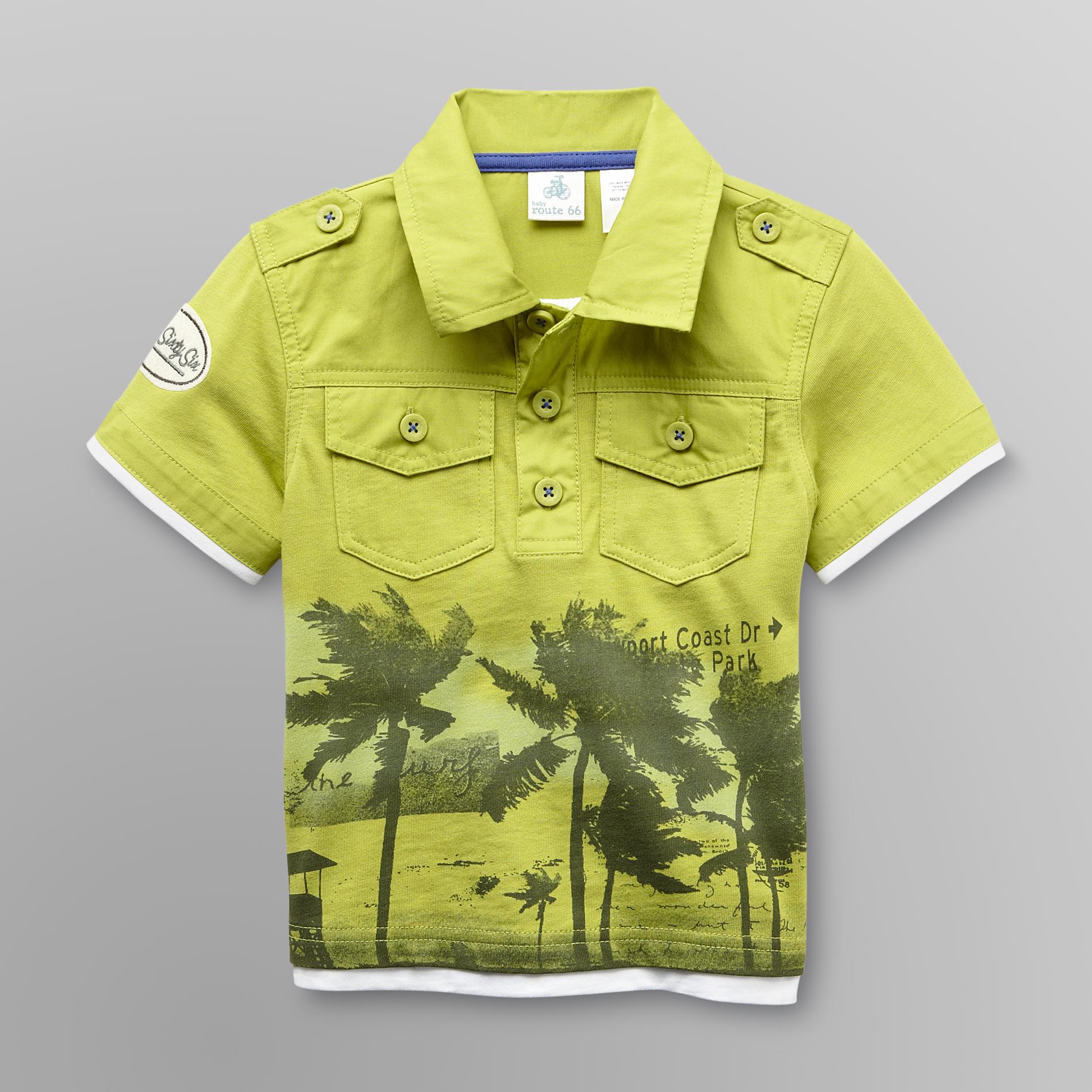 Route 66 Infant & Toddler Boy's Polo Shirt - The Surf