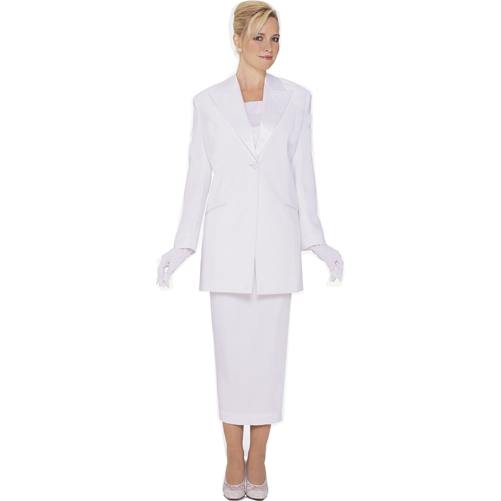 GMI By Divine Apparel Essential Notched Peak Lapel Skirt Suit - Online Exclusive