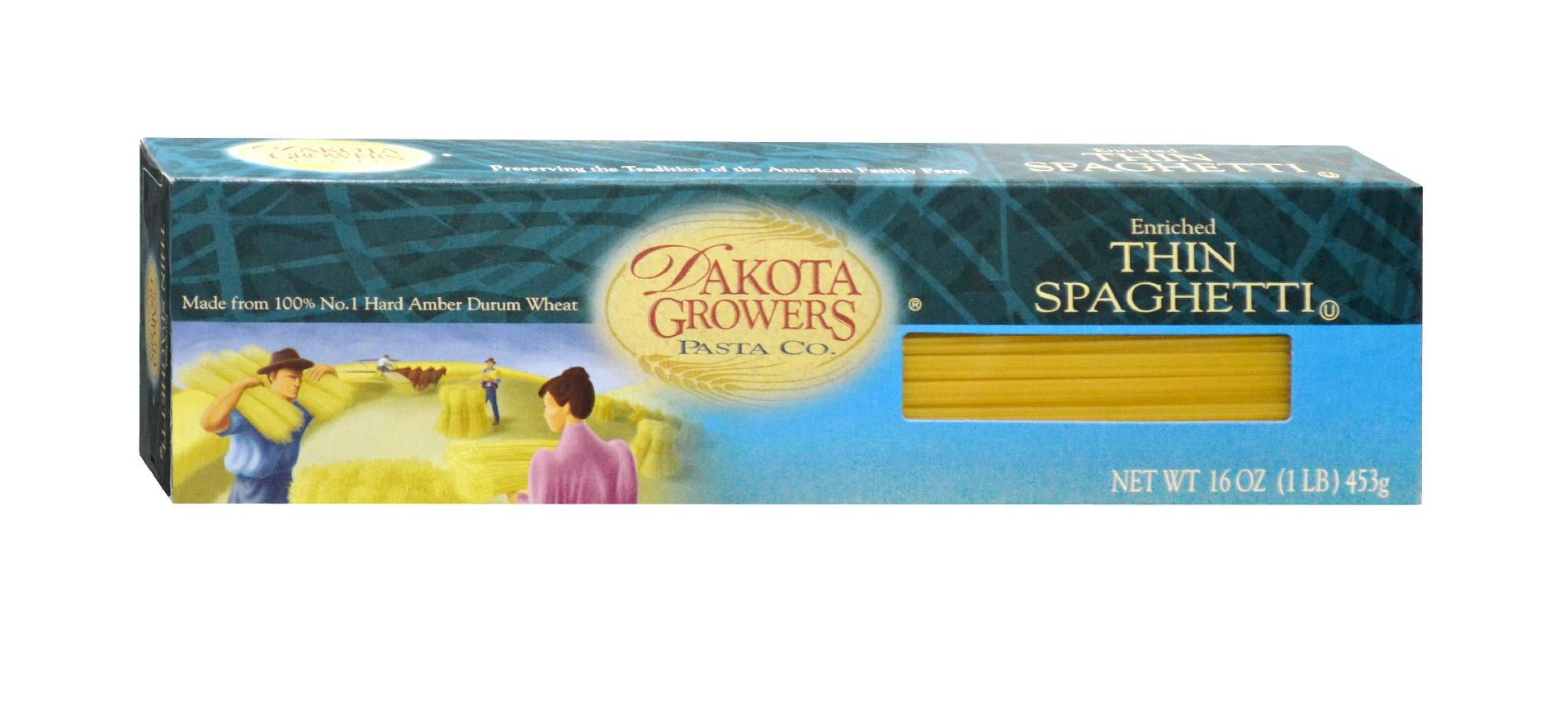 Dakota Growers Pasta Thin Spaghetti 16 oz