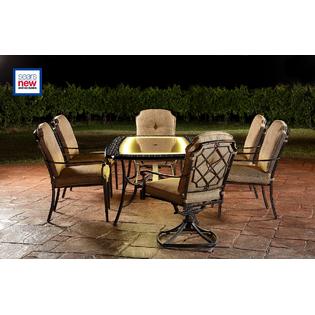 Agio International Aaq 13100 32210 Bella Luna 7pc Lighted Dining