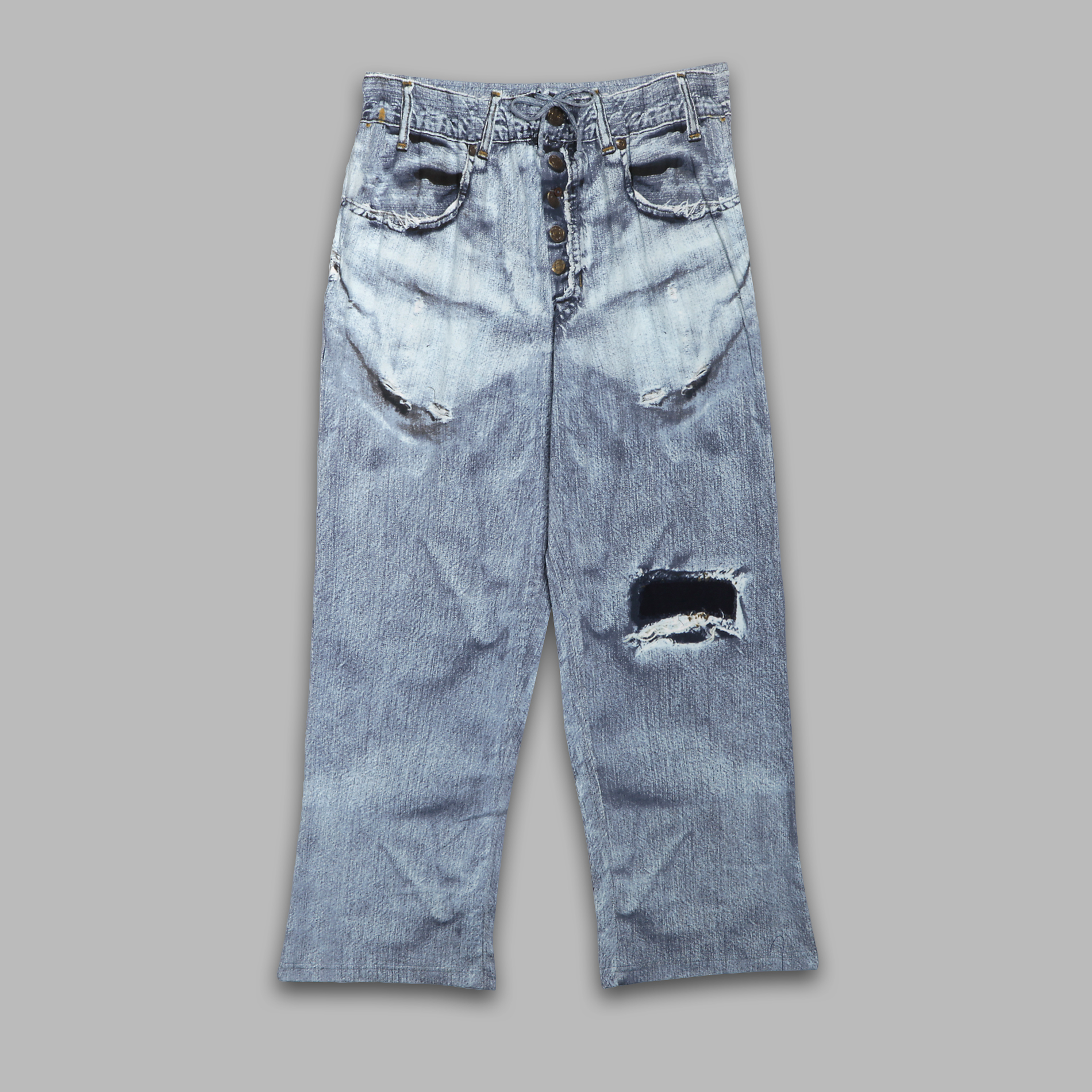 Joe Boxer Men's Deconstructed Denim Look Lounge Pants