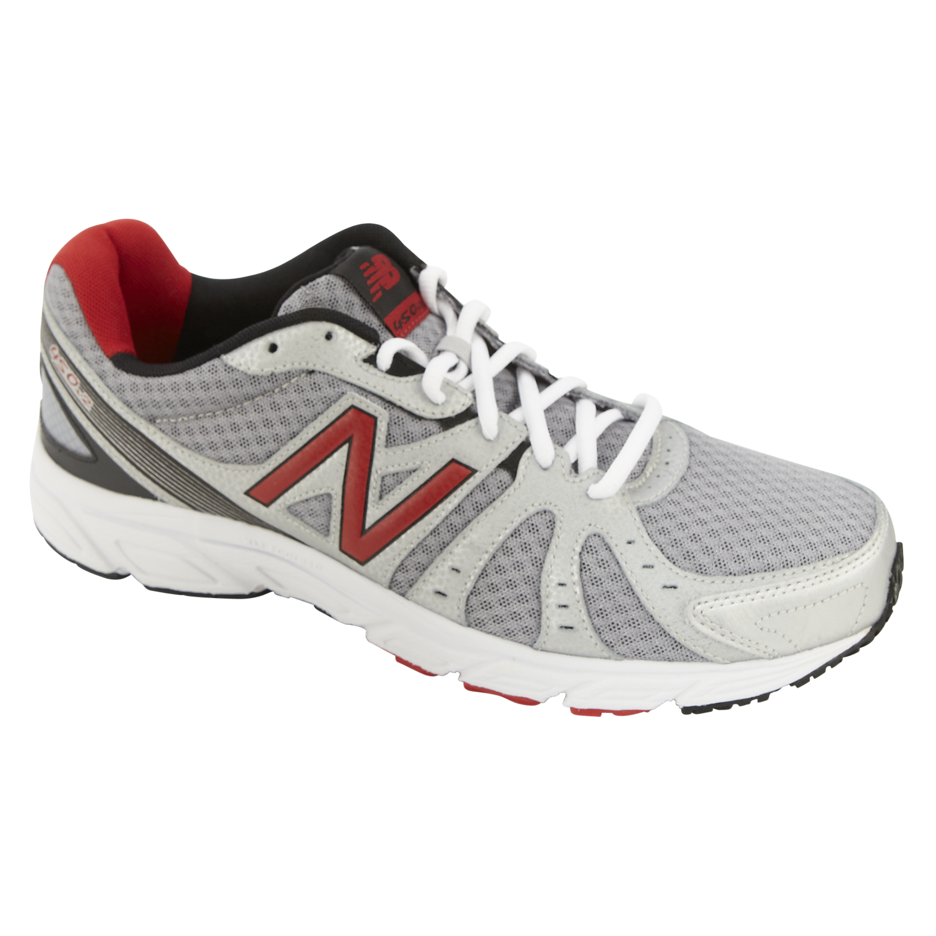 New Balance Men's 450V2 Running Athletic Shoe - White/Grey/Red