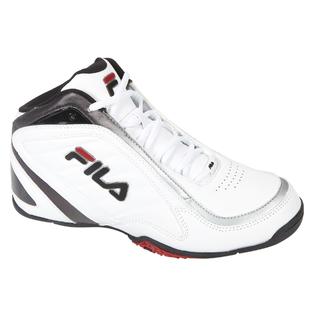 Fila Men's Game On Basketball Shoe - White/Black/Red - Shoes - Mens ...