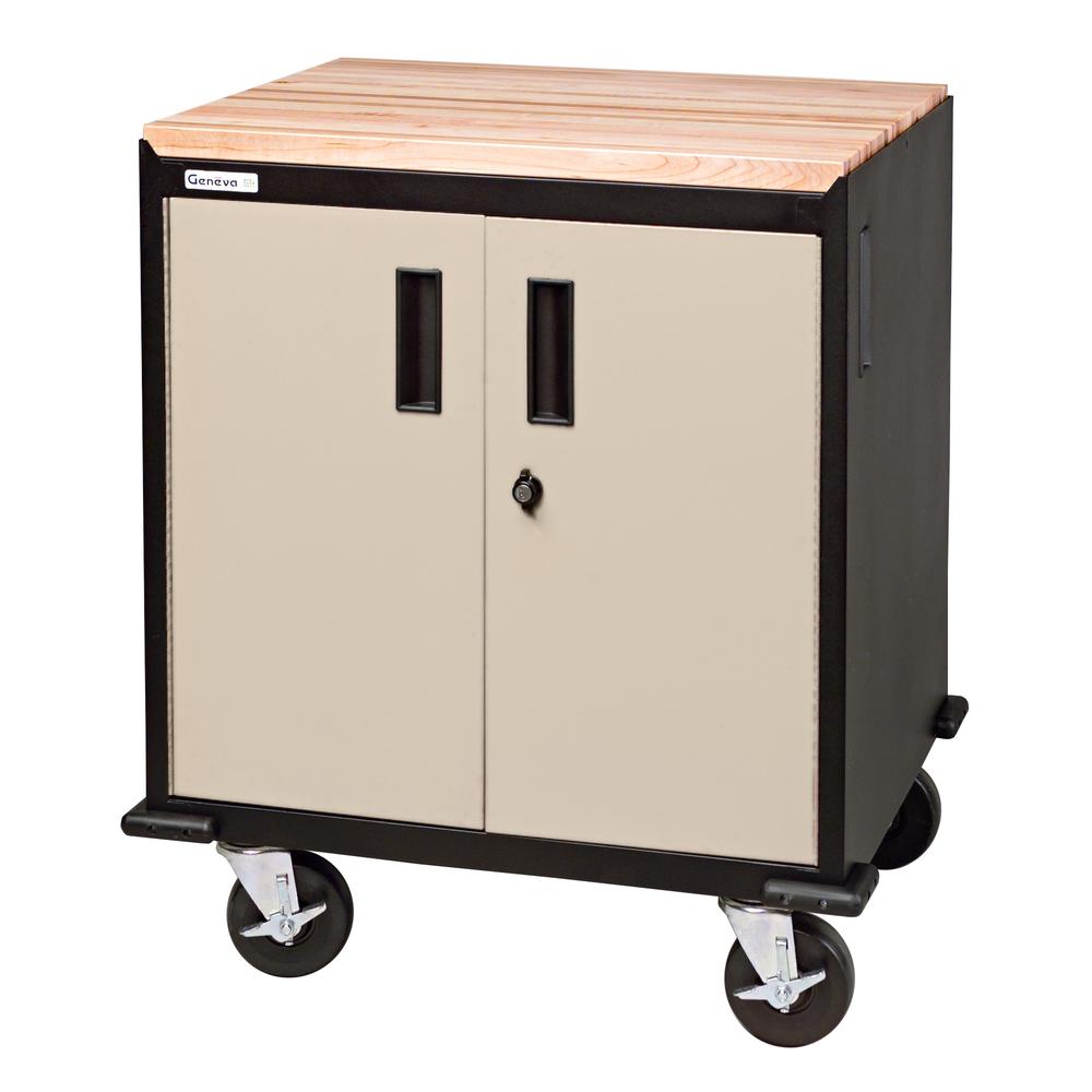 Geneva 2-Drawer Roller Cabinet  - Mojave (shown with top -sold separately)- WHILE QUANTITIES LAST!