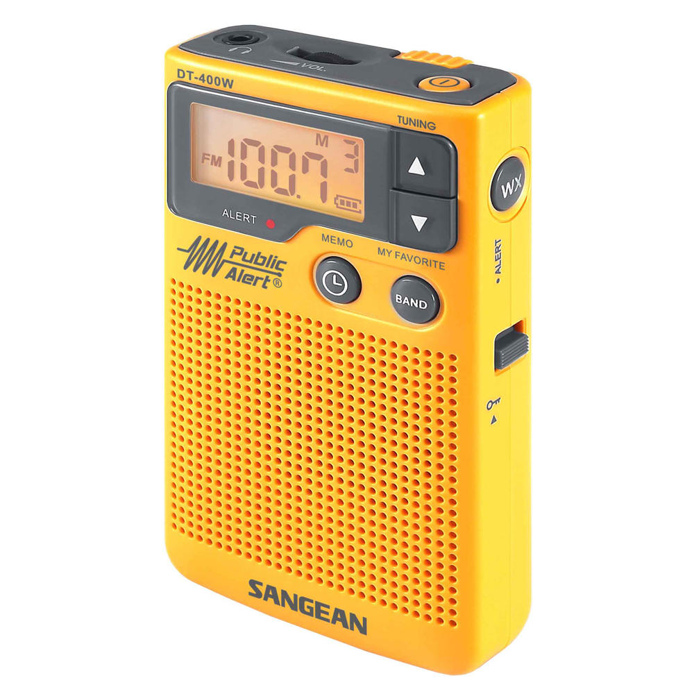 Sangean AM/FM Digital Weather Alert Pocket Radio   TVs & Electronics