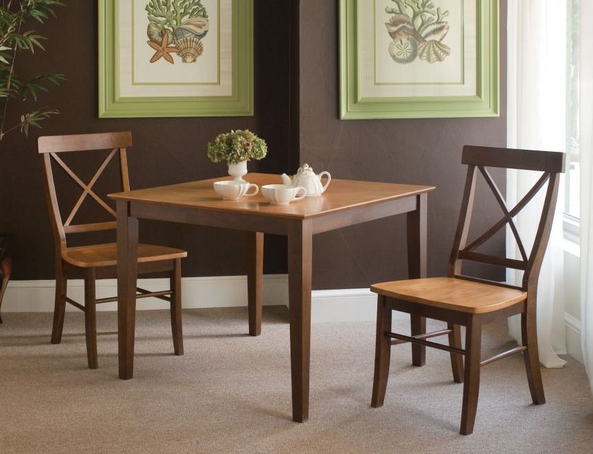 36 X 36 Dining Table Set & Kitchen Table For 6 Dining ...