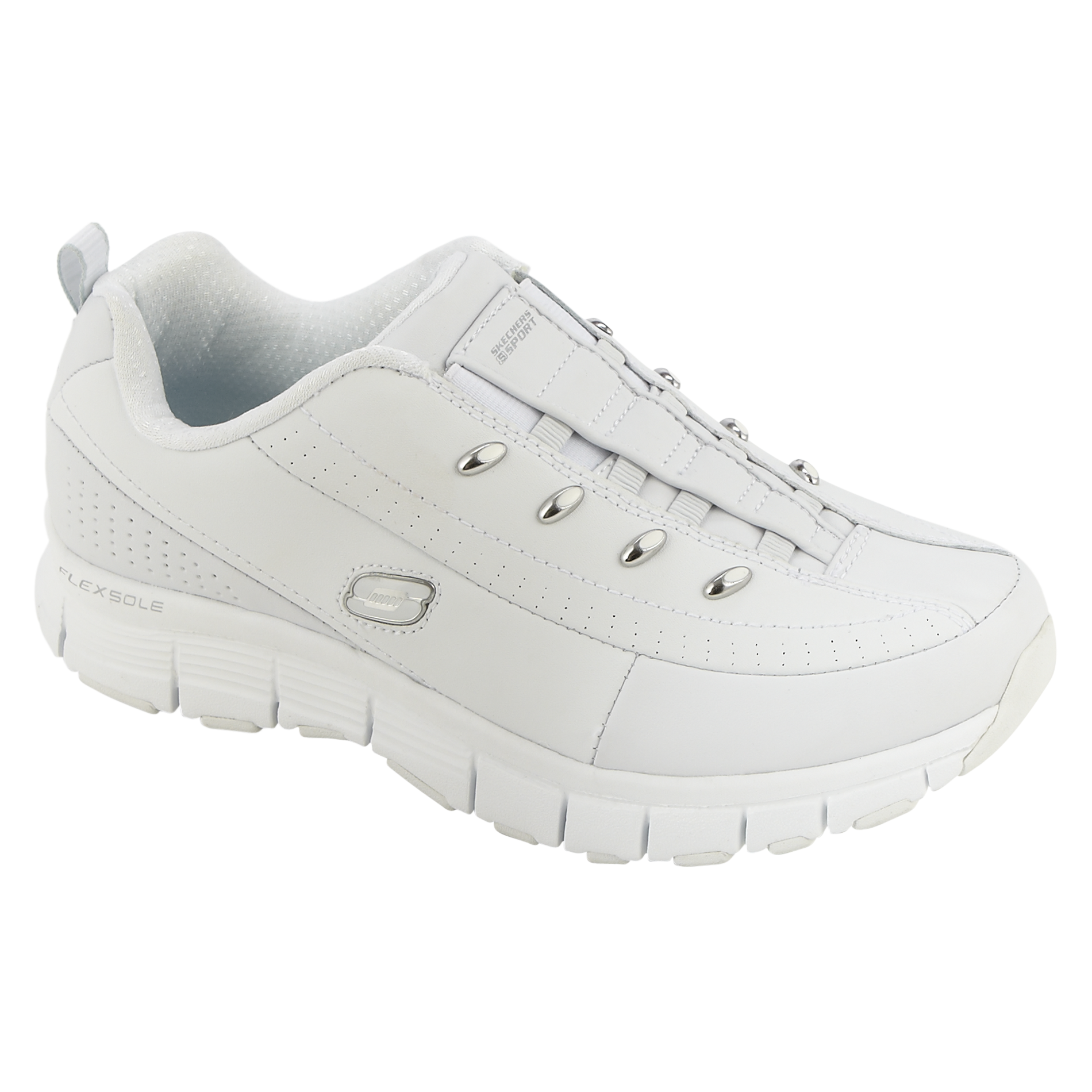 Skechers Women's Athletic Shoe Flex Fit Wide Width - White - Shoes ...