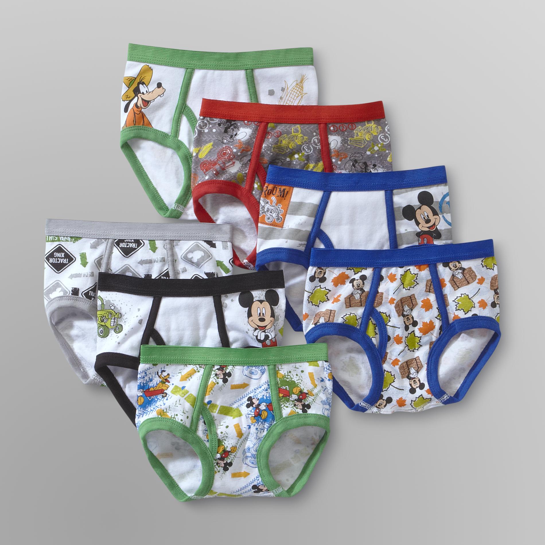 Disney 7-Pack Toddler Boy's Briefs  - Mickey Mouse