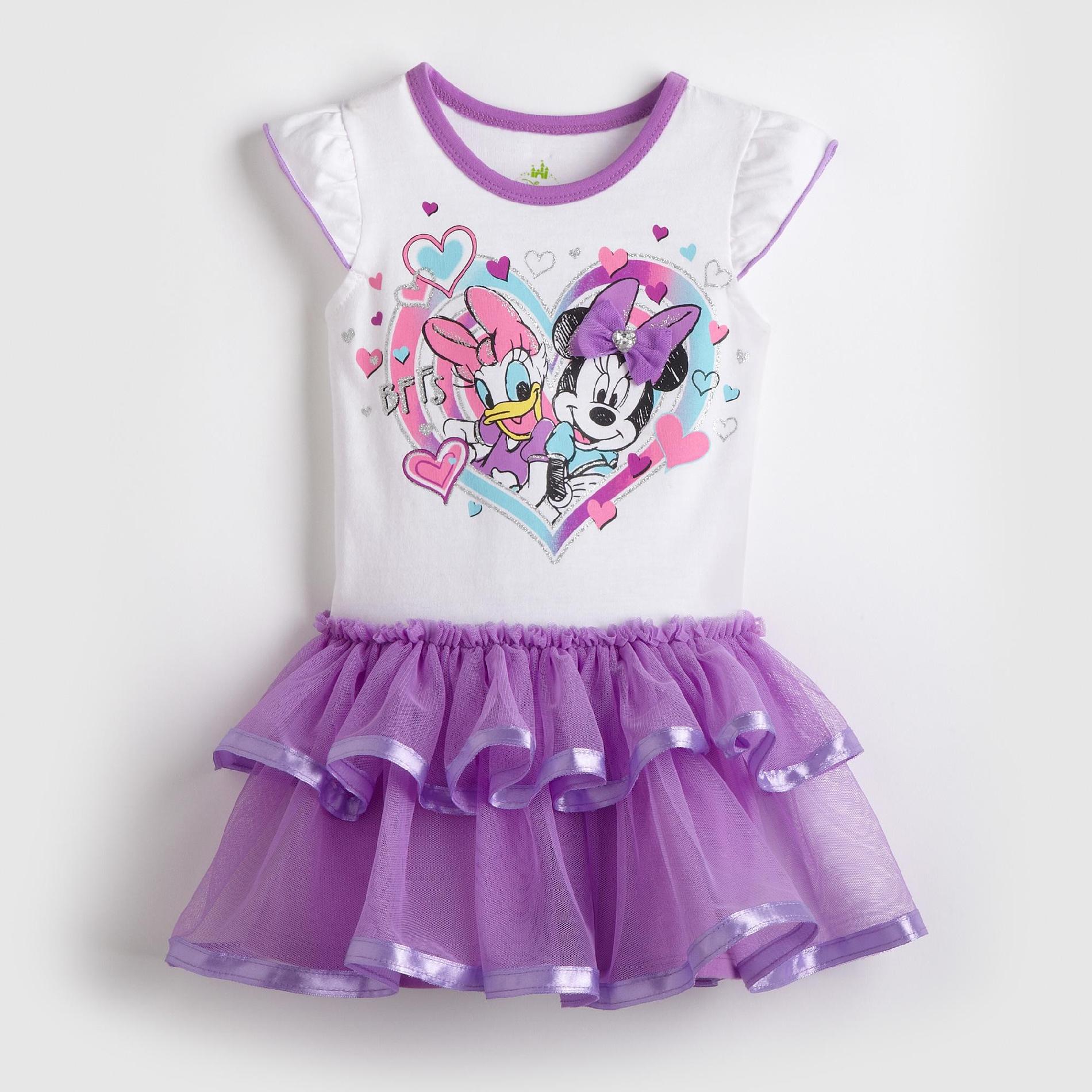 Disney Daisy & Minnie Infant Girl's T-Shirt Dress