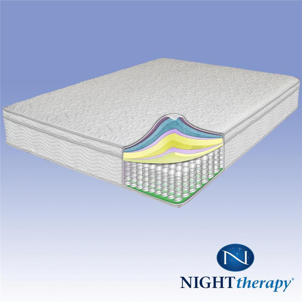 Night Therapy 11" MyGel&#174; iCoil&#174; Euro Box Top Hybrid Mattress Only - Full