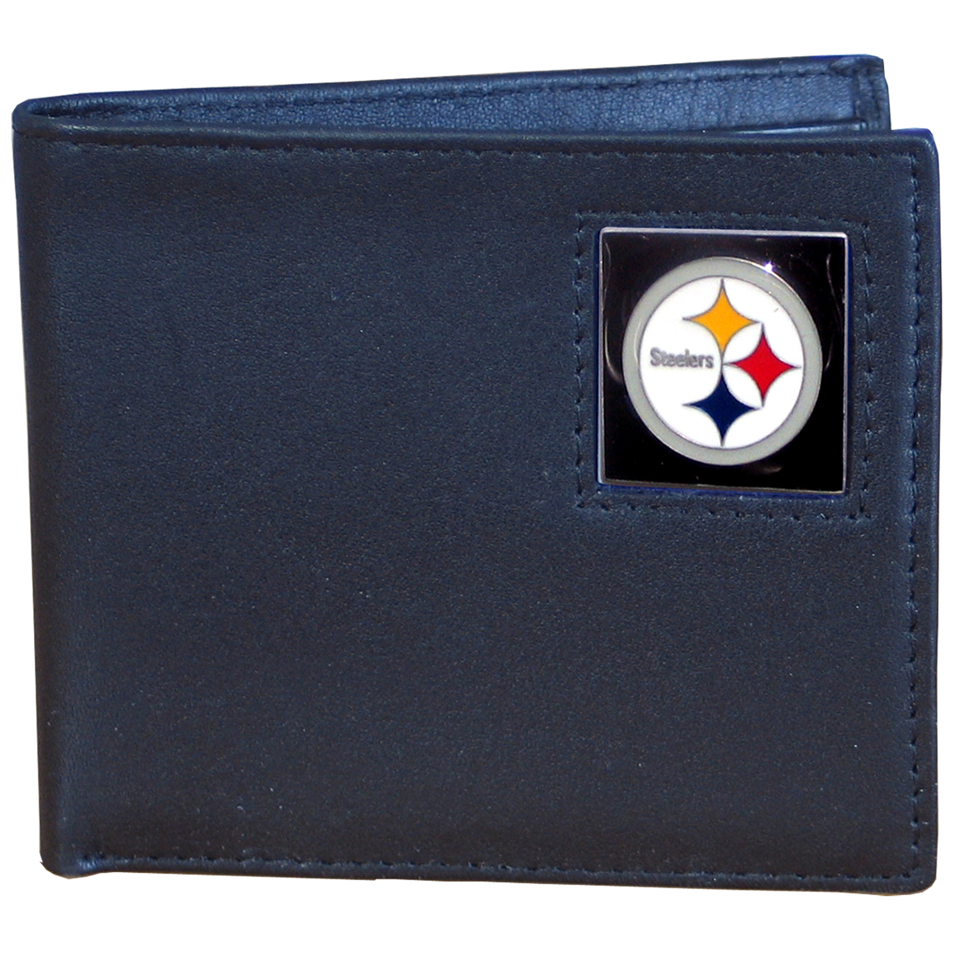 Siskiyou Pittsburgh Steelers NFL Leather Bi-fold Wallet