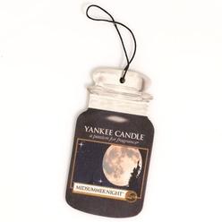 Yankee Candle Paper Car Jar Hanging Air Freshener MidSummer's Night Scent - 3 Pack