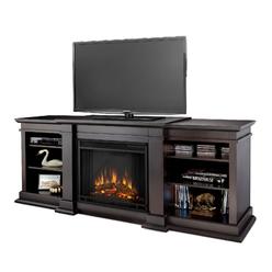 Real Flame Store Fresno Electric Fireplace in Dark Walnut by Real Flame