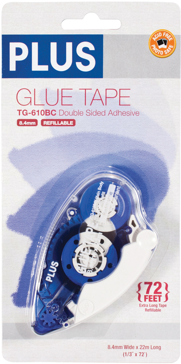 Plus Corporation Plus Permanent Glue Tape Dispenser 8.4mmX20m