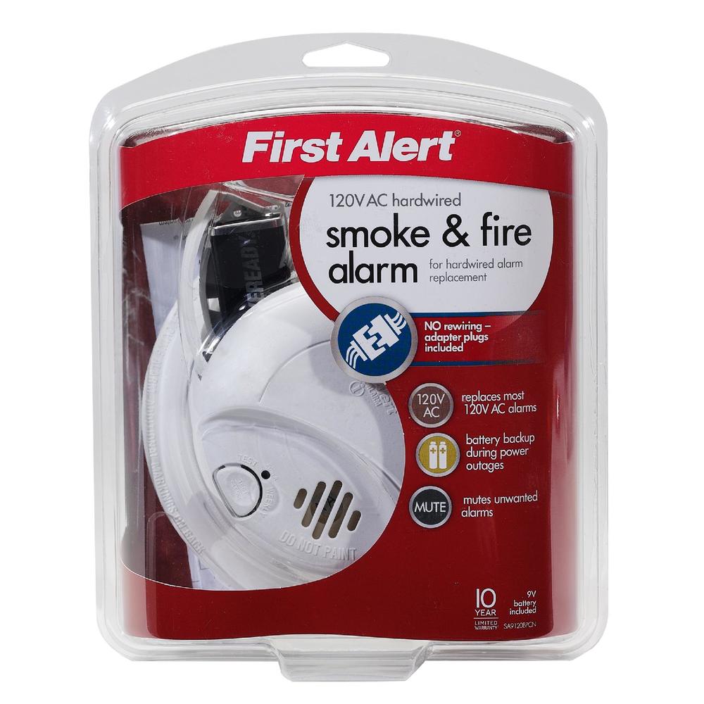 First Alert Smoke Alarm (Wired-in with Battery Backup)