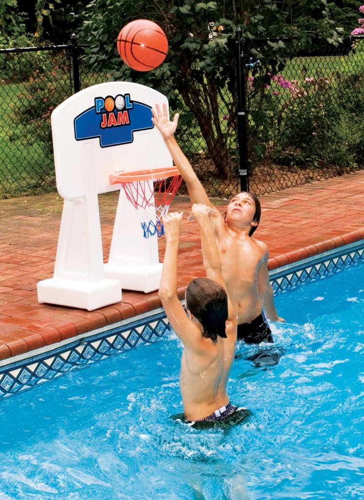 Swimline Cool Jam Pro Poolside Basketball Pool Game