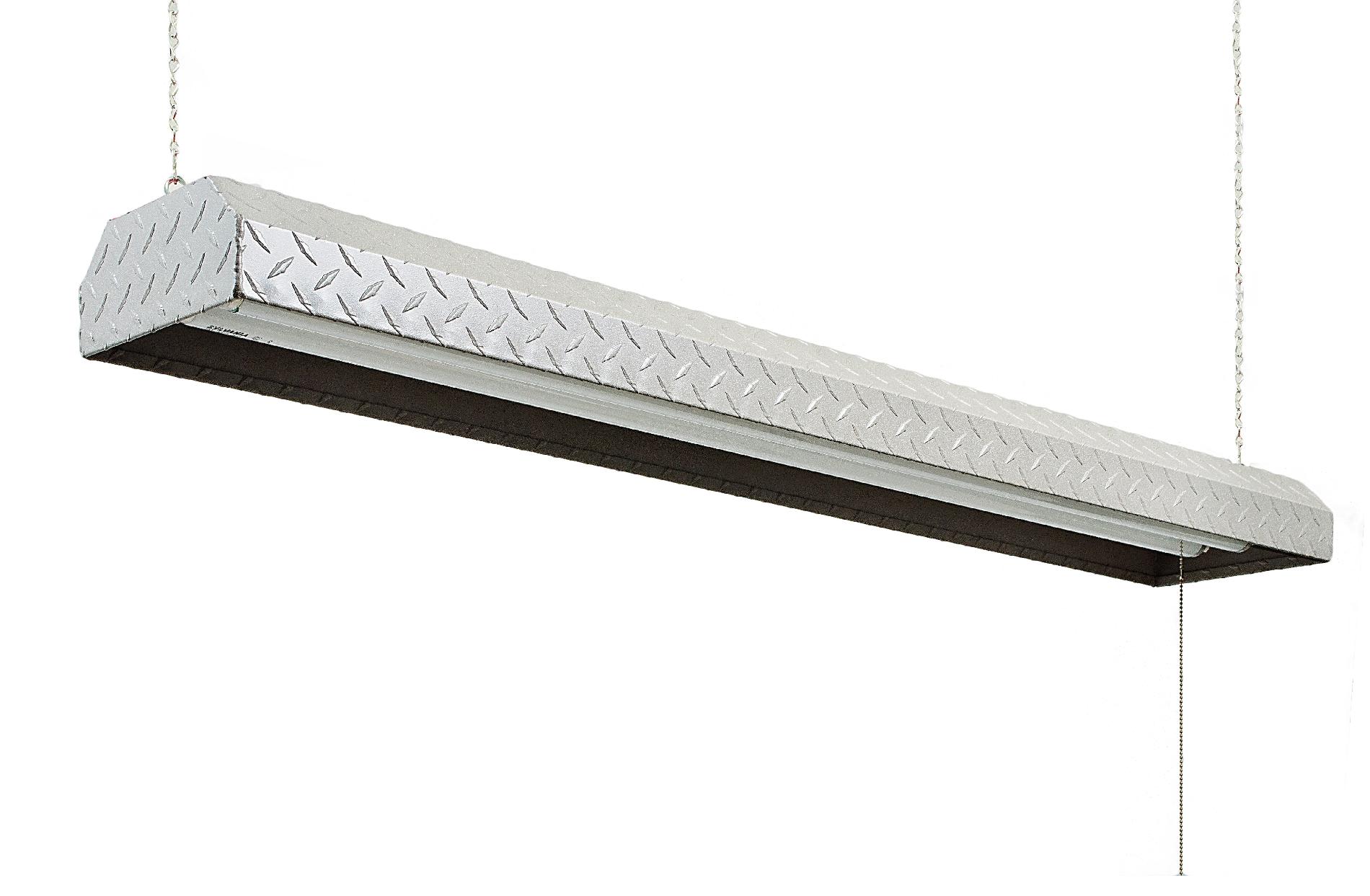 Geneva 50" Long Mojave Treadplate Aluminum Shop Light- WHILE QUANTITIES LAST!