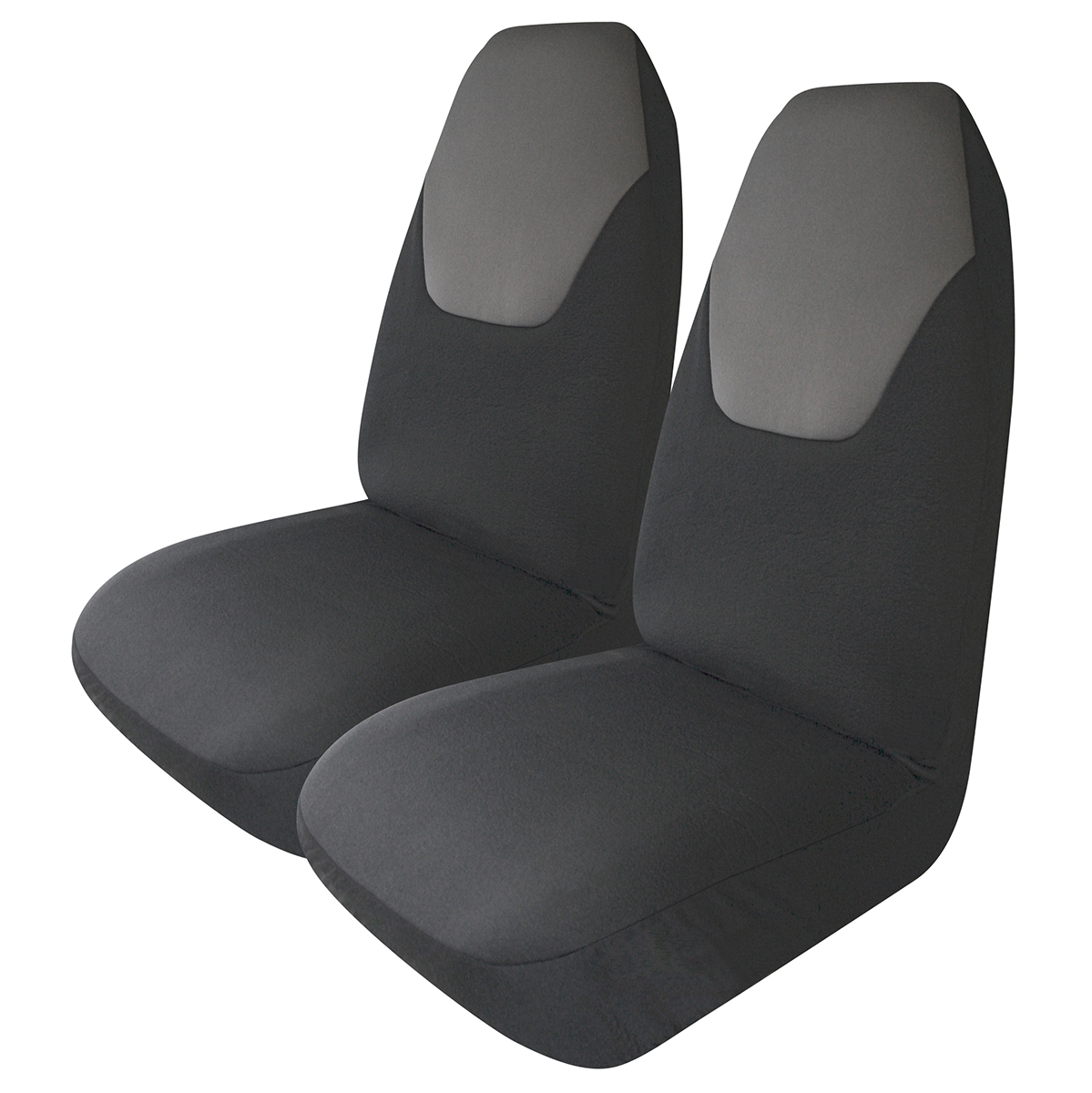 Eelgant Primnit Black/Grey High Back Seat Cover 2 pk