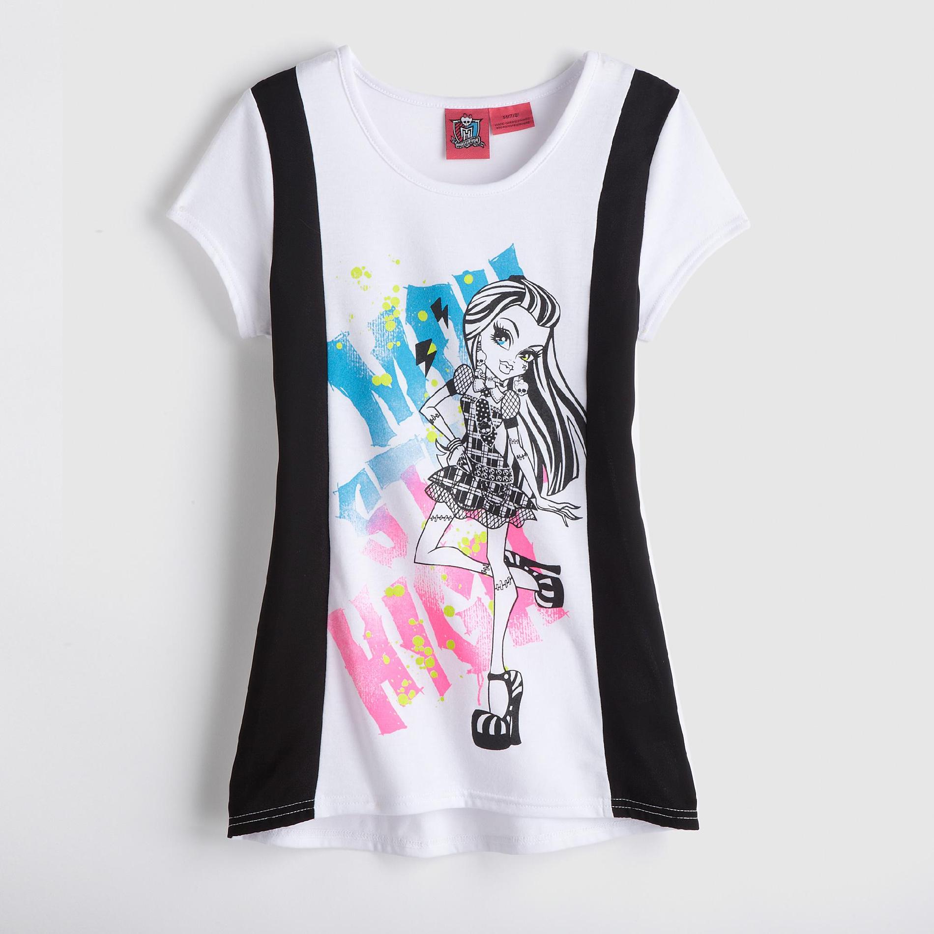 Monster High Girl's T-Shirt - Frankie Stein