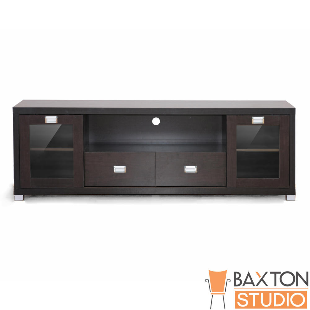 Baxton Studio Gosford Brown Wood Modern TV Stand