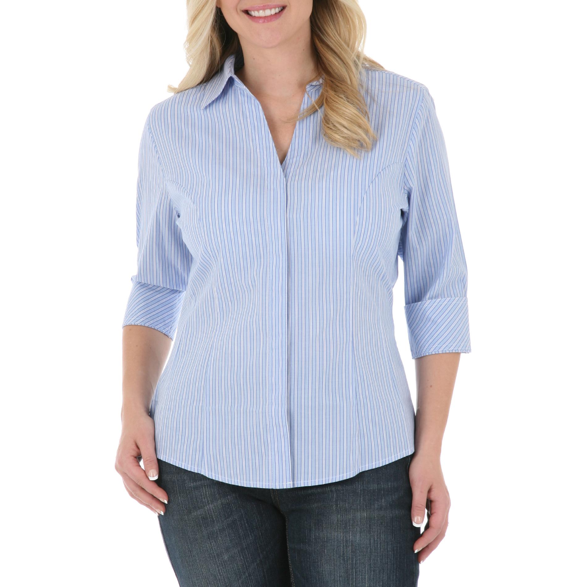 Riders by Lee Women's Kate Woven Shirt - Striped