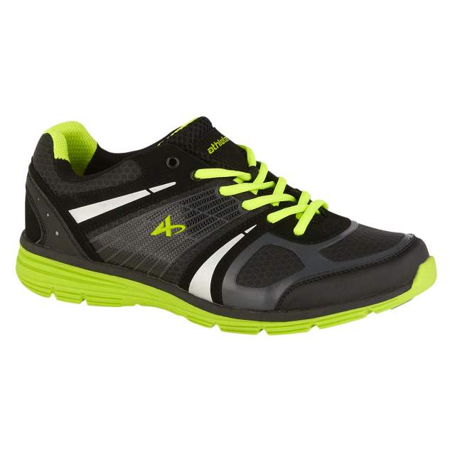 Athletech Boy's Sneaker Ath L-Hawk 2 - Black/Lime