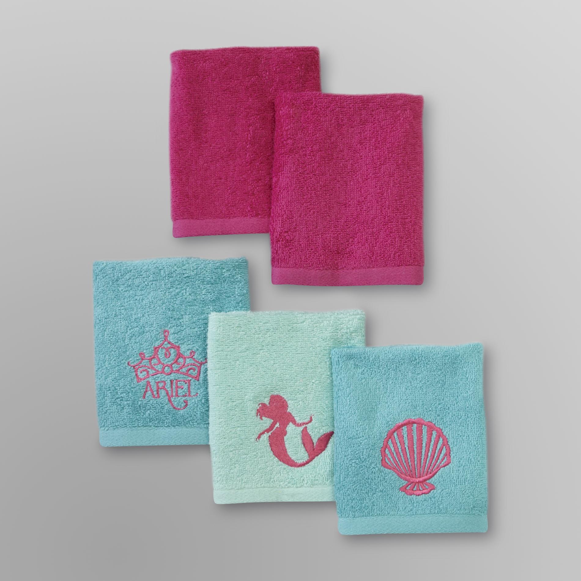 Disney Little Mermaid Washcloths - 5 Pack