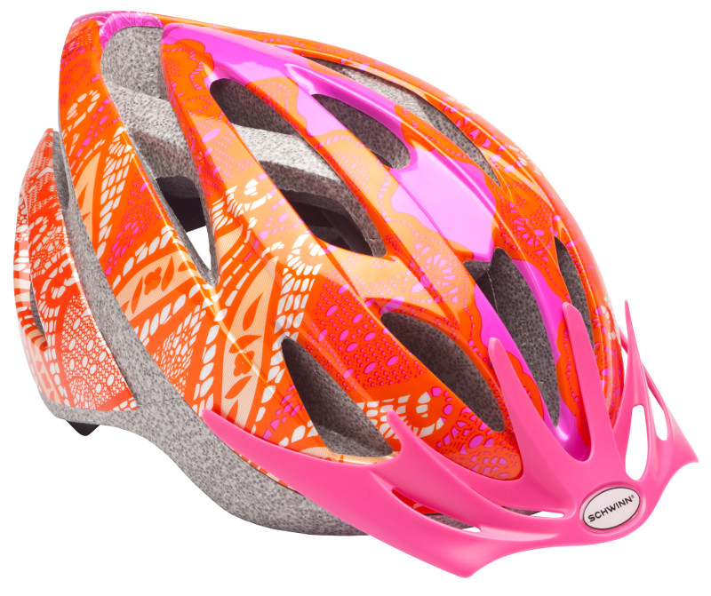 Schwinn Thrasher Kids' Bike Helmet - Orange/Pink