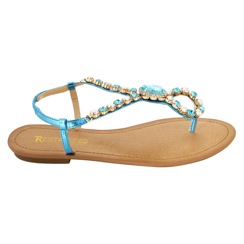 Restricted Women's Sandal Tap Twice - Turquoise