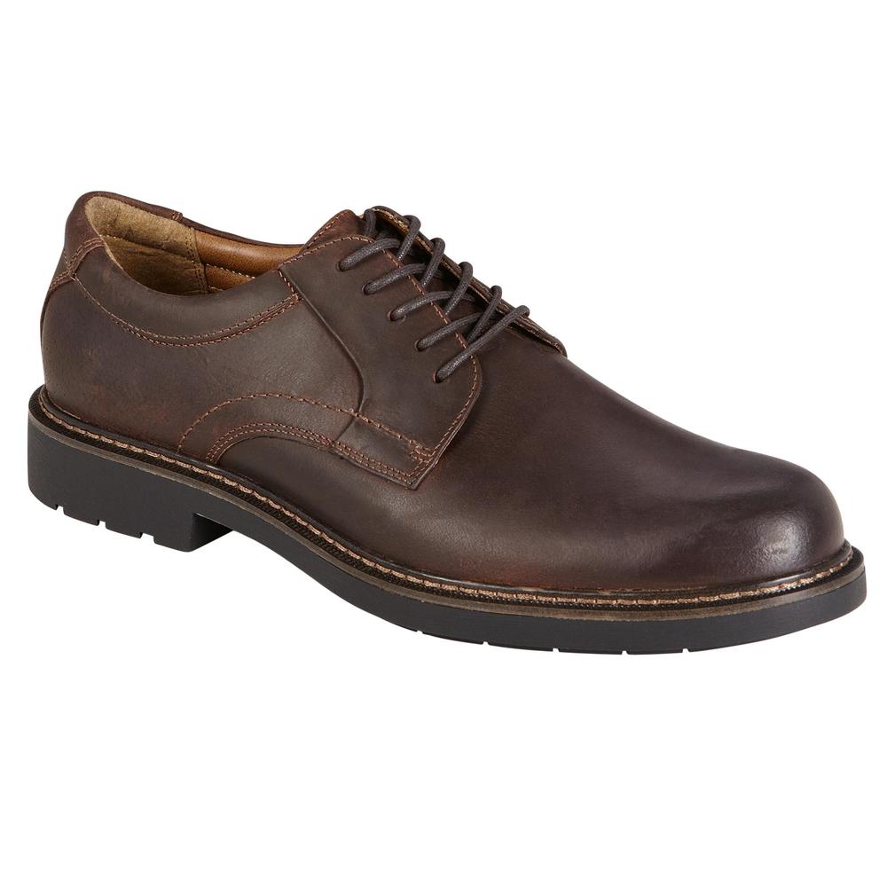 Dockers Men's Sutter Casual Oxford- Red/Brown