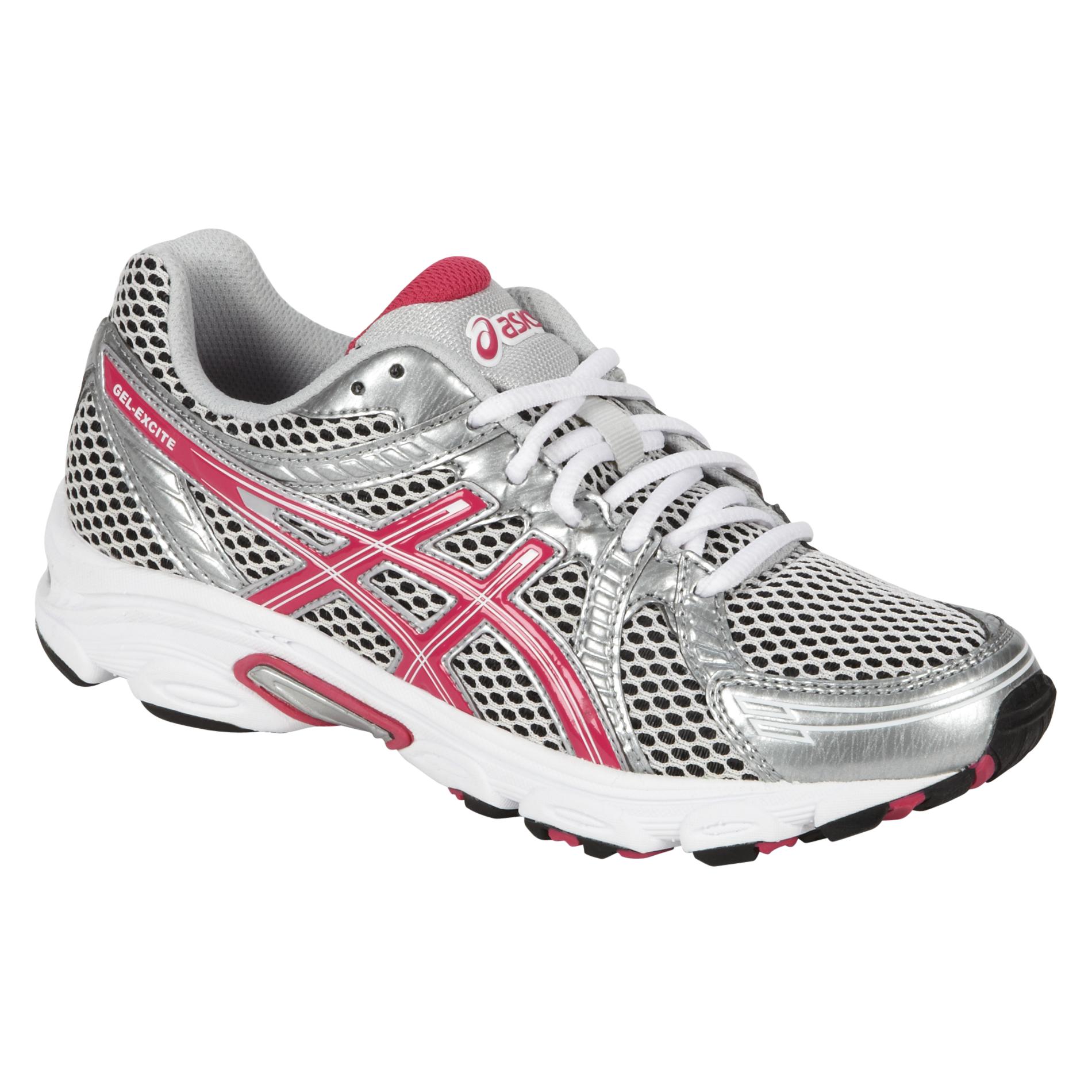 ASICS Women's GEL-Excite Running Athletic Shoe - Silver/Pink